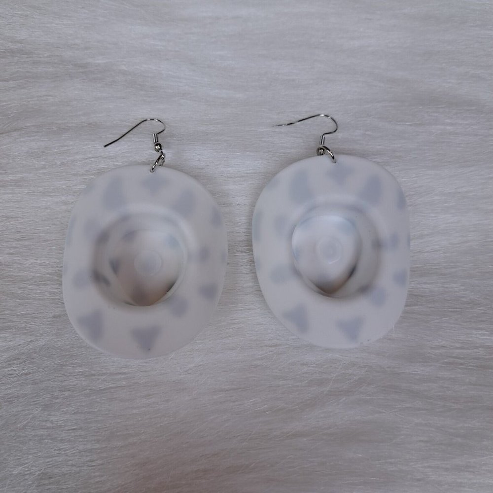 Cowboy Hat Earrings - Picture 2 of 3